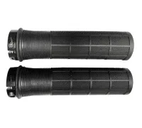 Гріпси Green Cycle GGR-415 130мм чорні з одним чорним замком (арт. GRI-16-30)