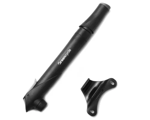 Мінінасос Green Cycle GPM-047L, пластиковий без манометра, presta+schreder, 80psi