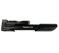 Мінінасос Green Cycle GPM-041CP, пластиковий з манометром, Presta + Schrader, 120psi (арт. PUM-37-02)