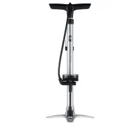 Насос напольний Crankbrothers STERLING, з манометром, presta/schrader, 160 psi / 11 bar, сріблястий (арт. PUM-58-22)