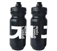 Фляга 0,6 Green Cycle GBT-516 зі збільшеним клапаном, чорна з білим (арт. BOT-26-78)