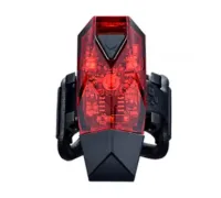 Мигалка задня Infini MINI LAVA I-261R, 3 діоди, 4 режими, USB кабель, з кріпл.