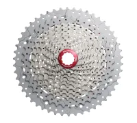 Касета інд. 11-k 11-51T SUN RACE MX8 MTB, алюмінієвий павук, Metallic Silver