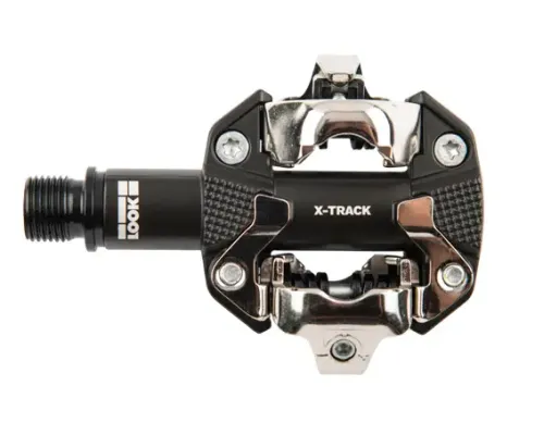 Педаль Look X-TRACK алюміній, вісь chromoly 9/16", темно-сіра