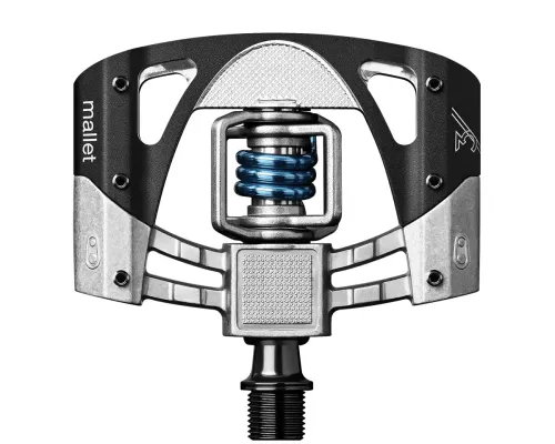 Педаль Crankbrothers MALLET 3, сіро-чорна/синя пружина