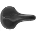 Сідло Selle Royal SCIENTIA R2 Relaxed, 3D skingel, оббивка Black Gummy/Black mokka, 289х196мм, 485г, рейли сталь + Curva suspension, unisex, чорне