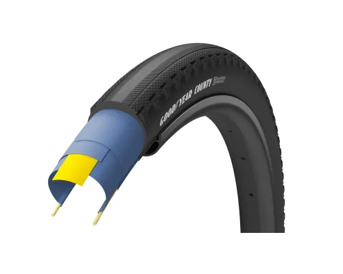 Велопокришка 700x40 (40-622) GoodYear COUNTY tubeless complete, folding, black, 120tpi
