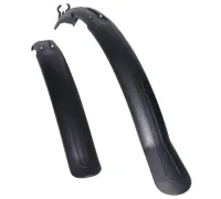 Комплект крил 26"-28" SIMPLA Next SDS, коротка скоба заднього кріплення, чорні