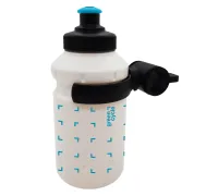 Фляга 0,35 Green Cycle GBT-549S з кріпленням, дитяча, біла з малюнком