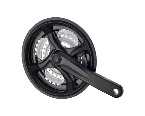 Комплект шатунів PROWHEEL TY-CM99, 170mm, 28/38/48T, захист ланцюга, зірки сталь, під квадрат, black