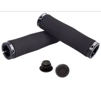 Грипси Green Cycle GGR-413 130mm спінена гума, ергономічні, чорні з двома чорними замками