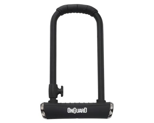 Замок U-подібний Onguard Brute LS, розмір скоби 115 x 260мм, товщина 16.8мм. 4 ключі + 1 з підсвічуванням, чорний