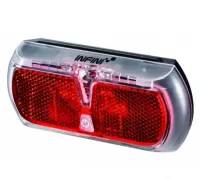 Мигалка задня Infini APOLLO I-501R2, 0.5W світлодіод, 3 режими, 2x "AA", кріп. на багажник