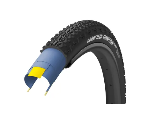 Велопокришка 700x40 (40-622) GoodYear CONNECTOR tubeless complete, folding, black, 120tpi