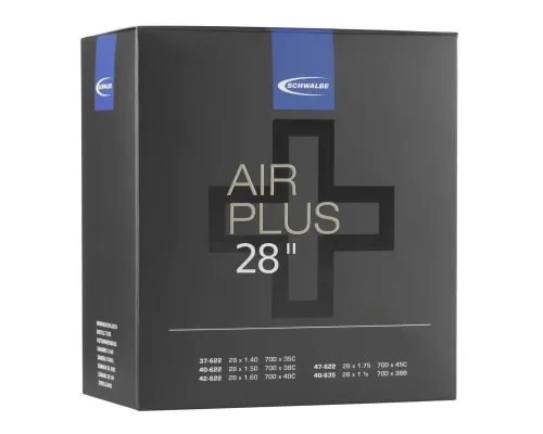 Камера 28" (40/62-622) Schwalbe AV19AP AIR PLUS IB AGV 40mm