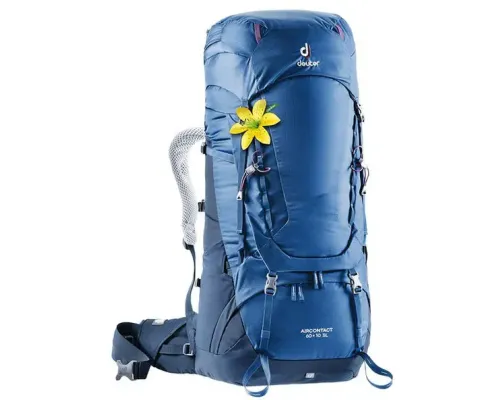 Рюкзак Deuter, Aircontact 60 + 10 SL колір 3399 steel-midnight
