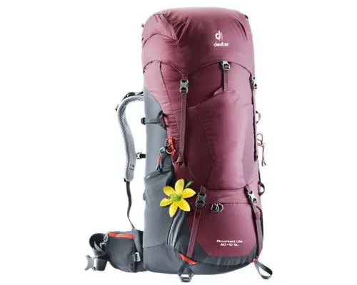 Рюкзак Deuter, Aircontact Lite 60+10 SL колір 5423 maron-graphite