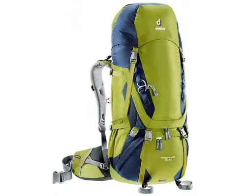 Рюкзак Deuter, Aircontact 45+10 колір 2313 moss-navy