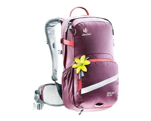 Жіночий велорюкзак Deuter, Bike I 18 SL, (колір 5554) aubergine-coral