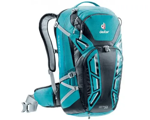 Рюкзак велосипедний Deuter, Attack Tour 28, (колір 3705) petrol-black