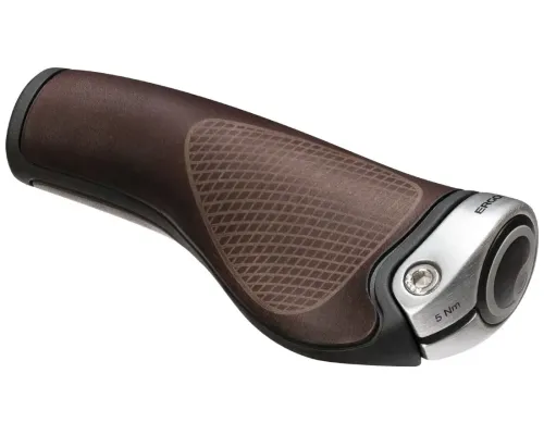 Гріпси Ergon GP1 BioLeder Grips (Brown/Silver)