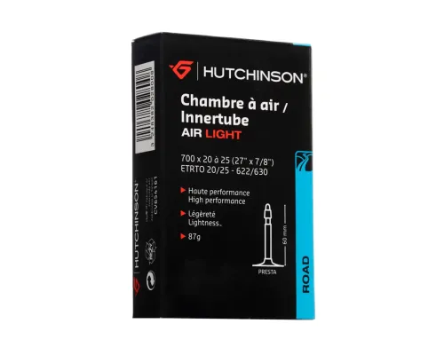 Камера Hutchinson 700X20-25 VF (велоніпель) AIR LIGHT 60мм
