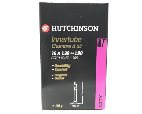 Камера Hutchinson CH 16X1.30-1.90 VF (велоніпель)
