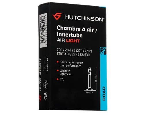 Камера Hutchinson CH 700X20-25 VF (велоніпель) AIR LIGHT