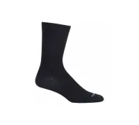 Шкарпетки трекінгові Icebreaker, LifeStyle Fine Gauge Ultra Light, Crew Black/Twister HTHR, L/XL, (арт.104 186 001 LXL)