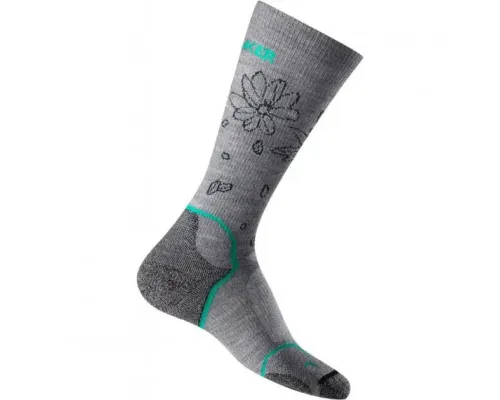 Шкарпетки жіночі Icebreaker, Hike + Lite Crew, twister hthr/mermaid, S