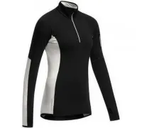 Жіноча кофта Icebreaker, Atom LS Zip, black/snow, XS, (арт.101 474 001 XS)