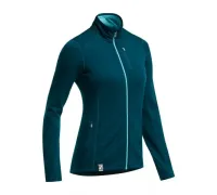 Кофта жіноча Icebreaker, Cascade LS Zip stripe, night overdye/glacier, M, (арт.101 534 401 M)