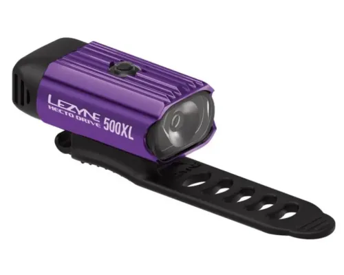 Велофара Lezyne HECTO DRIVE 500XL Фіолетовий 500 люмен.
