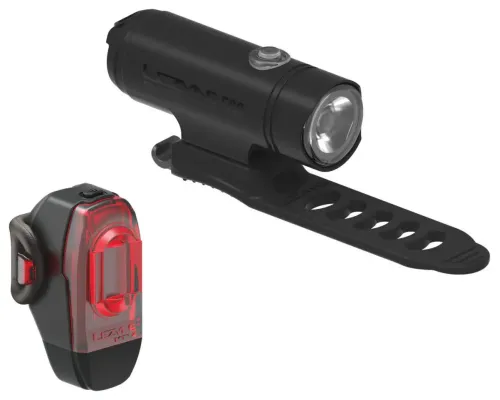 Комплект світла Lezyne Classic Drive/KTV Drive Pair, чорний 500/10 люмен.