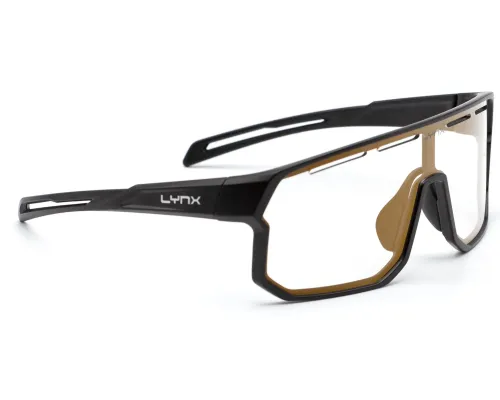 Окуляри LYNX Bismarck PH B, matt black/#1 smoke photochromic with gold revo