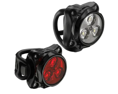 Комплект світла Lezyne ZECTO DRIVE PAIR Чорний 250/80 люмен