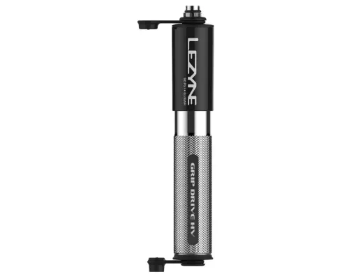 Ручний насос Lezyne GRIP DRIVE HV - сріблястий 120psi S