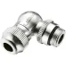 Перехідник під ніпель Presta Lezyne SLIP CHUCK, сріблястий