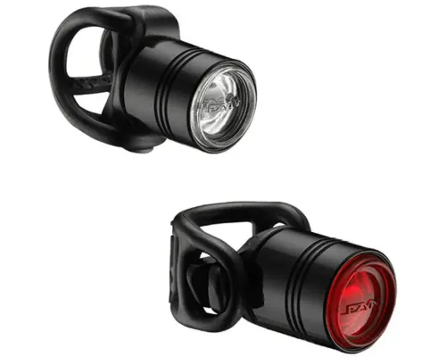 Комплект світла Lezyne FEMTO DRIVE PAIR Чорний 15/7 люменів