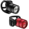 Комплект світла Lezyne FEMTO DRIVE PAIR Чорний/Червоний 15/7 люменів