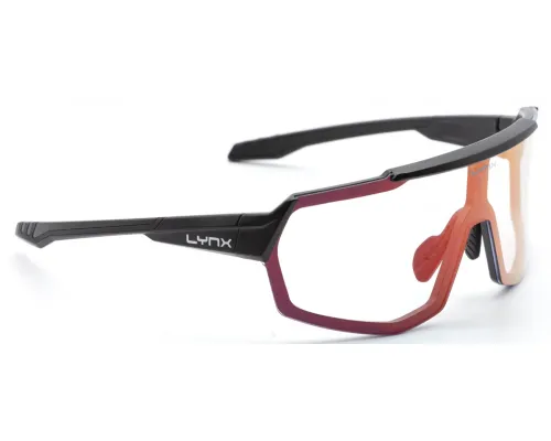 Окуляри LYNX Tucson 2 PH B, matt black/#1 smoke photochromic with black red revo
