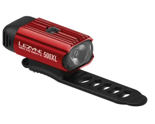 Велофара Lezyne HECTO DRIVE 500XL Червоний 500 люмен.