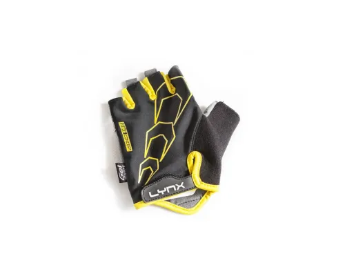 Велорукавиці Lynx Race, Black/Yellow, S
