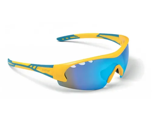 Окуляри спортивні Lynx, Detroit UKR shiny yellow/blue