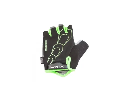 Велорукавиці Lynx Race, Black/Green, M