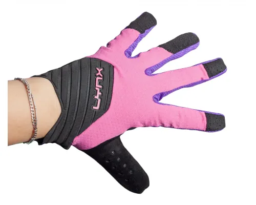 Велорукавички LYNX Expert Long Pink S