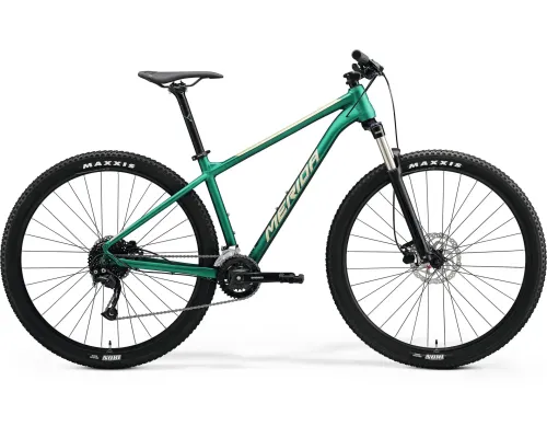 Велосипед гірський MERIDA, BIG.NINE 100-2X, MATT GREEN(CHAMPAGNE), 2023, M