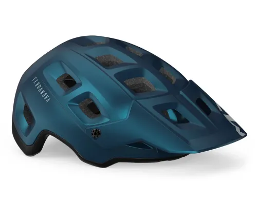 Шолом MET TERRANOVA teal blue black metallic matt M (56-58)
