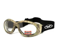 Окуляри захисні з ущільнювачем Global Vision Camo Forest (clear)