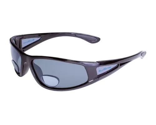 Біфокальні поляризаційні окуляри BluWater Bifocal-3 (+2.5) Polarized (gray) сірі